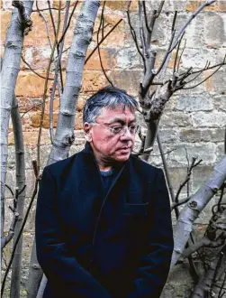  ?? Andrew Testa / New York Times ?? The Nobel Prize committee said Kazuo Ishiguro’s work “has uncovered the abyss beneath our illusory sense of connection with the world.”