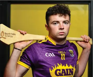 ??  ?? Wexford attacker Rory O’Connor will have a huge role to play in Portlaoise on Wednesday.
