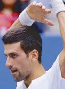  ??  ?? Novak Djokovic