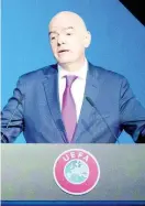  ?? AP ?? FIFA President Gianni Infantino.