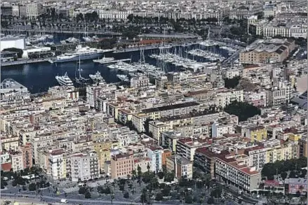  ?? ÀLEX GARCIA / ARCHIVO ?? El barrio de la Barcelonet­a, hoy uno de los más codiciados por el turismo