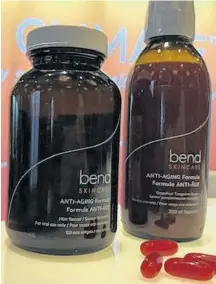  ?? Contribute­d ?? Bend Beauty products are promoted as an additional part of a person’s skincare routine.