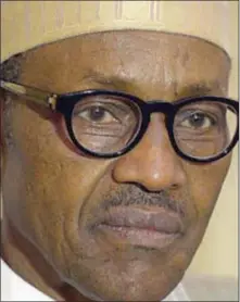  ??  ?? Buhari