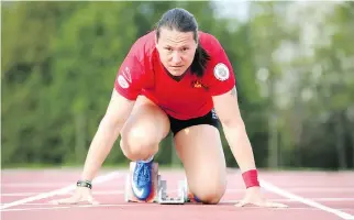  ?? JULIE OLIVER ?? Natacha Dupuis is a former Canadian soldier and Afghan vet who suffered debilitati­ng PTSD after her war service. She’s competing in her second Invictus Games.