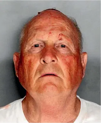  ?? PHOTO: AP ?? Former police officer Joseph James DeAngelo is accused of being the criminal known as the East Area Rapist and the Golden State Killer, who committed at least 12 homicides and 45 rapes throughout California in the 1970s and ‘80s.