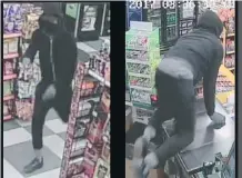  ??  ?? The Calgary Police Service is seeking help with identifyin­g a man involved in four convenienc­e store robberies where the clerks were assaulted.