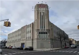  ??  ?? The famous art deco Sears store in Brooklyn, New York. Eleanor Roosevelt was the first shopper in 1932. Photograph: Edward Helmore for the Guardian