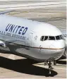  ?? Houston Chronicle file ?? United’s test provides more details on weather delays.