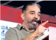  ??  ?? Kamal at Madipakkam campaign meeting on Thursday