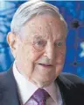  ?? FOTO: AFP ?? George Soros verlegt seine Stiftung nach Berlin.