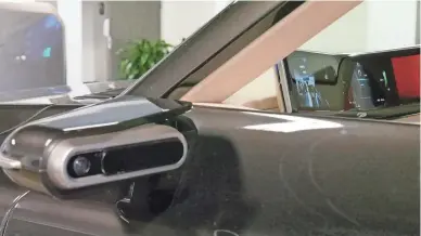  ?? FORVIA ?? Video cameras will replace outside sideview mirrors on some vehicles. The image can be seen on screens inside the car.