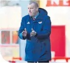  ??  ?? New Accies boss Brian Rice