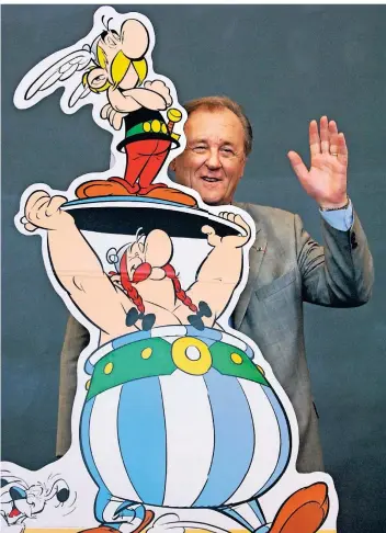  ?? FOTO: DPA ?? Albert Uderzo erfand zusammen mit Goscinny Asterix und Obelix.