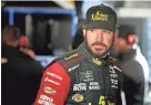  ??  ?? Martin Truex Jr. is seen during practice Saturday at Martinsvil­le Speedway. PETER CASEY/USA TODAY SPORTS