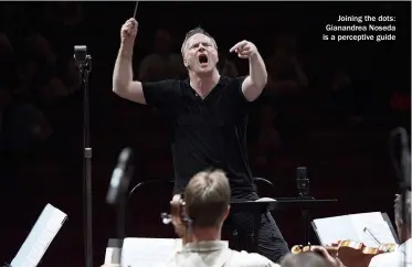  ??  ?? Joining the dots: Gianandrea Noseda is a perceptive guide