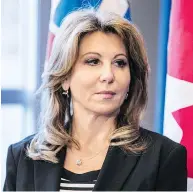  ?? CARMINE MARINELLI / POSTMEDIA NEWS FILES ?? “Clearly, (it was) an inappropri­ate comment and I was taken aback,” says MP Dianne Watts.