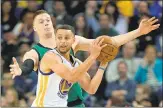  ?? DOUG DURAN — STAFF ARCHIVES ?? Stephen Curry and his teammates have seen the Celtics up their defensive game, as was evidenced in the Warriors’ 92-88 road defeat.