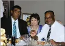  ?? PICTURES: SUPPLIED ?? Lieutenant Colonel Daniela Veldhuizen with former Major General Bala Naidoo and General Keerath Nundkumar