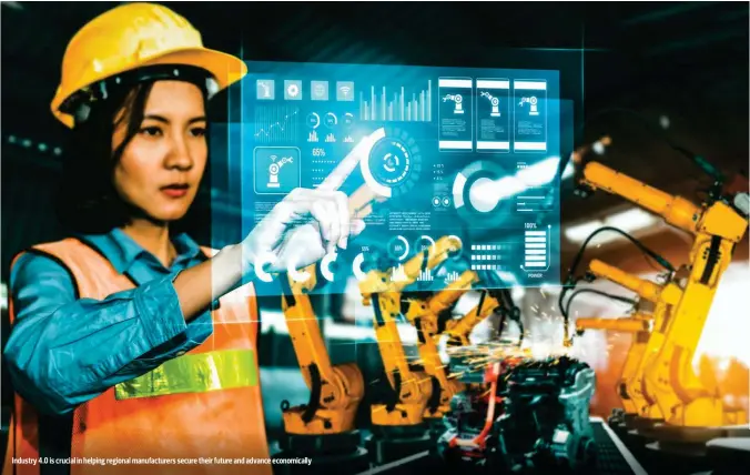  ?? SHUTTERSTO­CK ?? Industry 4.0 is crucial in helping regional manufactur­ers secure their future and advance economical­ly