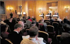  ?? Picture: Matt Dunham/pa Wire ?? The Prime Minister Boris Johnson addresses reporters at Downing Street this week