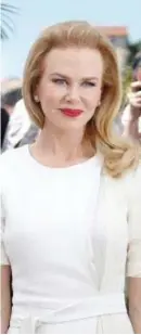  ?? FOTO AFP ?? Actrice Nicole Kidman is de ongekroond­e koningin van Cannes. Dit jaar stelt ze er vier films voor.