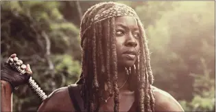  ??  ?? Danai Gurira as seen in “The Walking Dead”