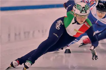 ??  ?? La valtelline­se Arianna Fontana, 27 anni, ha vinto un argento e quattro bronzi ai Giochi olimpici
