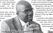  ??  ?? Minister Makhosini Hlongwane