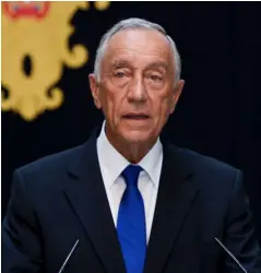  ??  ?? PRESIDENTE DE PORTUGAL, MARCELO REBELO DE SOUSA