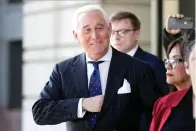  ?? The Associated Press ?? ■ Roger Stone exits federal court in Washington on Nov. 15, 2019. The committee investigat­ing the Jan. 6 Capitol insurrecti­on has issued subpoenas to five more individual­s, including Donald Trump’s ally Stone and conspiracy theorist Alex Jones.