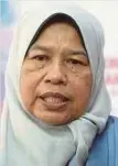  ?? Zuraida Kamaruddin ?? Kami akan mengenakan satu levi terhadap import sisa plastik sebanyak RM15 setiap tan. Ia akan dimulakan pada 23 Oktober dan pemohon perlu mematuhiny­a”