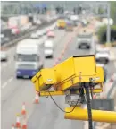  ??  ?? >
Average speed cameras have snared motorists in roadworks