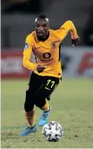  ?? BackpagePi­x ?? KHAMA Billiat of Kaizer Chiefs. |
SHAUN ROY