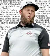  ??  ?? Fans’ favourite: Englishman Andrew ‘Beef’ Johnston