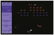  ??  ?? » [C64] A sequel to Galaxy, Fire Galaxy is a decent enough shoot-’em-up set to the backdrop of a great tune.