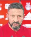  ?? ?? Derek McInnes
and showed enough confidence in the performanc­e to get the result.
“Hopefully, we can start another winning run from Sunday and go there and get three points.”