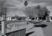  ?? ASSOCIATED PRESS ?? THIS JAN. 25 FILE PHOTO shows the Hacienda HealthCare, a long-term care facility in Phoenix where an incapacita­ted patient was raped and gave birth last year.