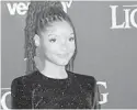  ?? ROBYN BECK/GETTY ?? Some fans are complainin­g that Disney Movies chose African American actress Halle Bailey to play Ariel in a live-action remake of The Little Mermaid.