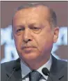  ??  ?? RECEP ERDOGAN: Said ‘Nazism is alive in the West’ in TV address.