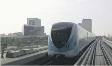  ?? Jeffrey E Biteng / The National ?? The extension of the Dubai metro line is a mega-project that can benefit from ECAs