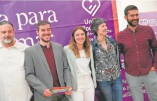  ?? // ABC ?? Irene Montero con García Gascón ayer en un acto en Toledo