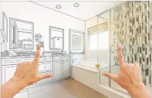  ?? FEVERPITCH­ED GETTY IMAGES/ISTOCKPHOT­O ?? The restored beauty and improved functional­ity of a remodelled bathroom will provide you added enjoyment well into the future.