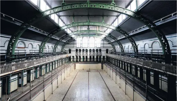  ??  ?? The gala pool at Moseley Road Baths, Birmingham, after the completion of roof repairs last year