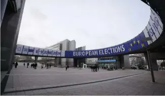  ?? ?? L'extrême droite arriverait en tête des intentions de vote en France lors des élections européenne­s