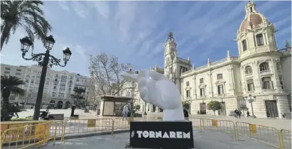  ?? Fotos: Rathaus ?? Einzige Fallas-Figur, die in diesem Jahr in Valencia aufgestell­t wurde.