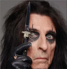  ?? PHOTO BY JENNY RISHER/EARMUSIC ?? Alice Cooper comes home to Detroit in his latest album, “Detroit Stories,” nearly 53years into his recording career.
