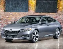  ?? HONDA ?? The new Honda Accord will offer an improved hybrid system.