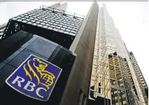  ?? SEAN DECORY/FILES ?? Canada’s big banks, including Royal Bank of Canada, have announced more than 5,000 job cuts tied to restructur­ings during the past three years amid slowing loan growth and changing consumer needs.