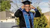  ?? COURTESY OF CLARK ATLANTA UNIVERSITY ?? Theodore Robinson will graduate from Clark Atlanta University today with a psychology degree. At the end of the month, he starts a graduate program at Agnes Scott College in Decatur.