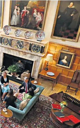  ??  ?? Ministers and aides at the crunch Brexit meeting at the Prime Minister’s country retreat at Chequers in July, which spawned the resignatio­ns of David Davis and Boris Johnson